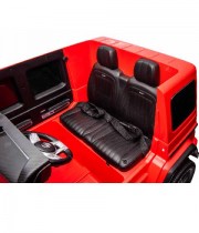 Акумулаторен джип Mercedes G63 4x4 мет.червен