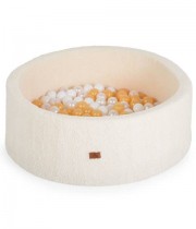 Бебешки басейн Boucle с 200 топки слонова кост 