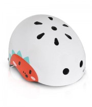 Каска за ролери и скейтборд Y09 54-58 cm бял