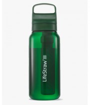 Бутилка с двоен филтър LifeStraw Go 1-Liter зелена