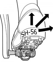 Shimano SM-SH56 SPD Cleat Set w/ Cleat Nut