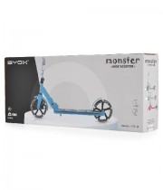 Сгъваема тротинетка BYOX Monster с LED колела 